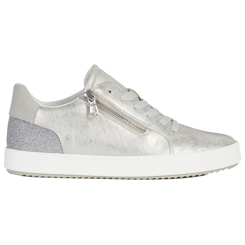 Geox D Blomiee A Synthetic Women's Silver Trainers