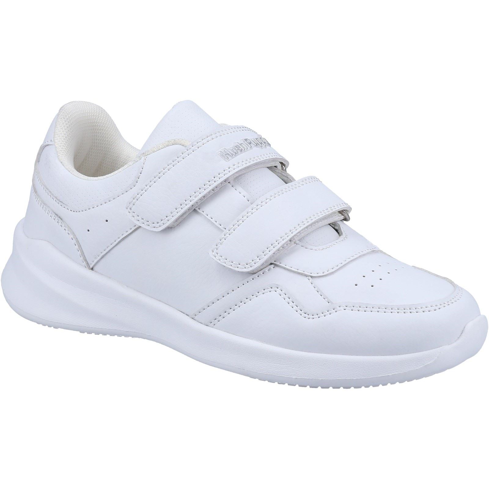 Hush Puppies Marling Easy Junior Synthetic White Shoes
