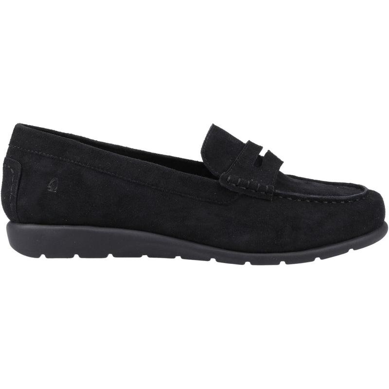 Hush Puppies Shelby Suede Women's Black Loafers