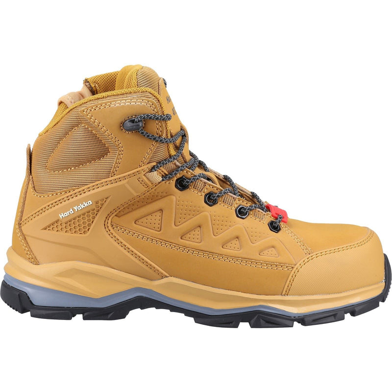 Hard Yakka Atomic Leather Wheat Safety Boots