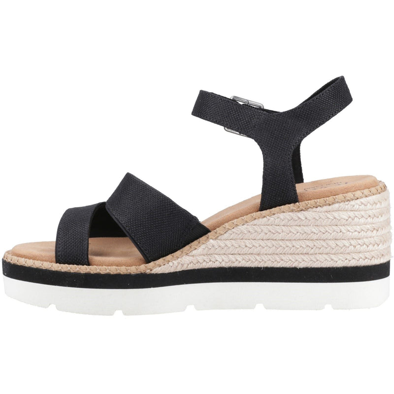 TOMS Darya Synthetic Women's Black Sandals