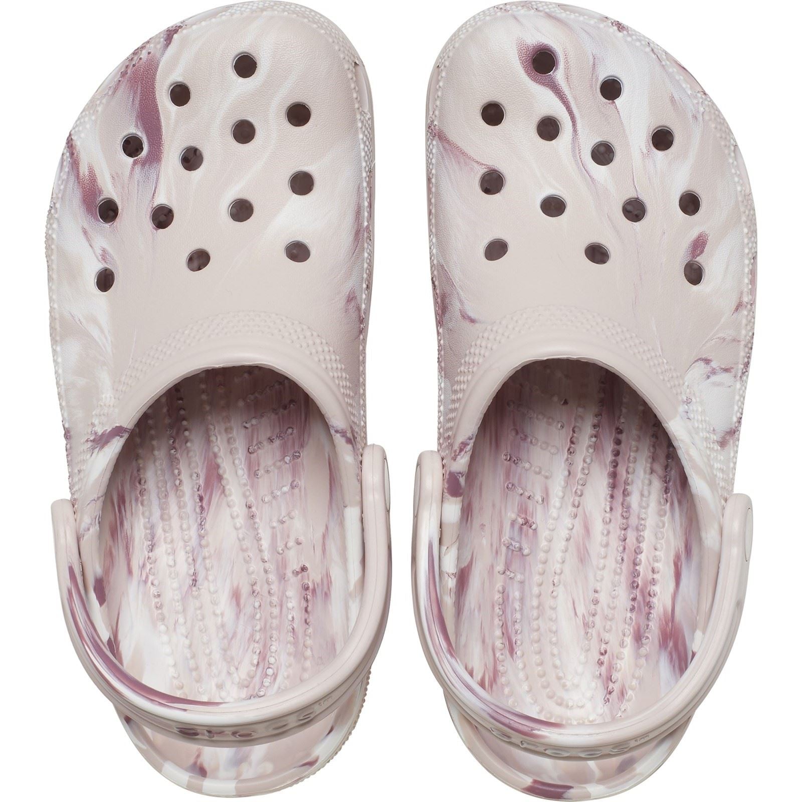 Crocs Classic Marbled Synthetic Quartz Clogs