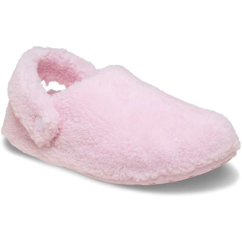 Crocs Classic Cozzzy Polyester Women's Pink Milk Slippers
