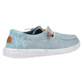 HEYDUDE Wendy Heathered Slub Tropical Linen/Lyocell/Cotton Women's Blue Loafers