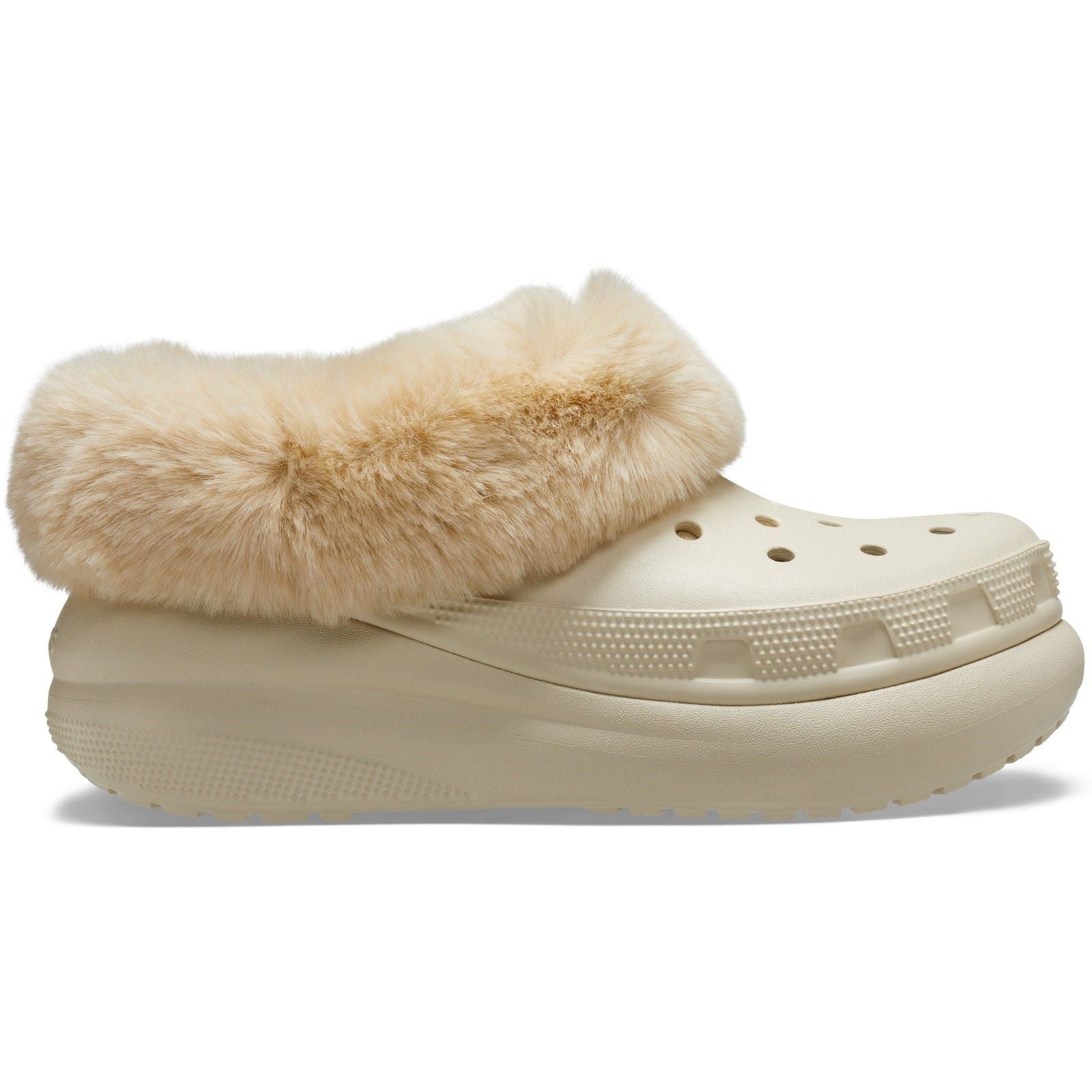 Crocs Furever Crush Synthetic Women's Bone Clogs