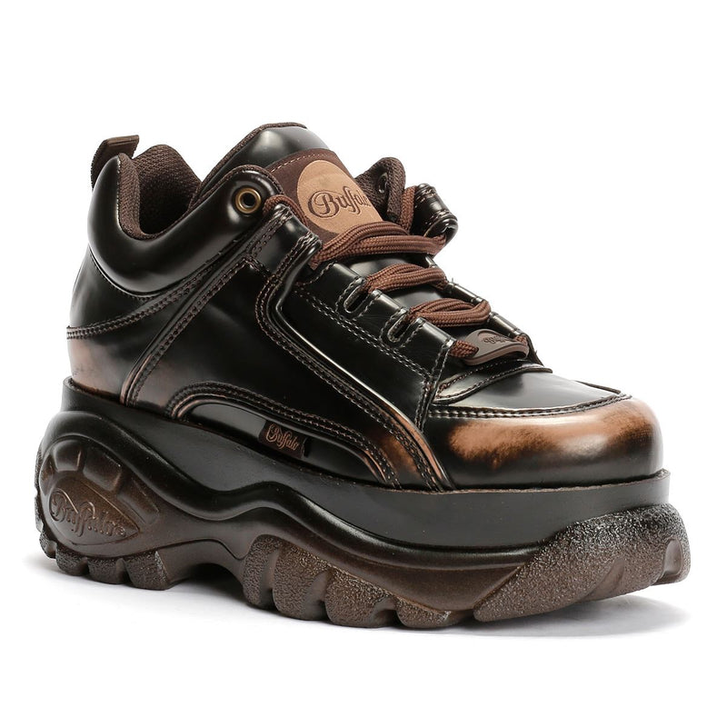 Buffalo 1339-14 Leather Women's Brown Trainers