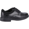 Hush Puppies Tommy Leather Youth Boy's Black Shoes