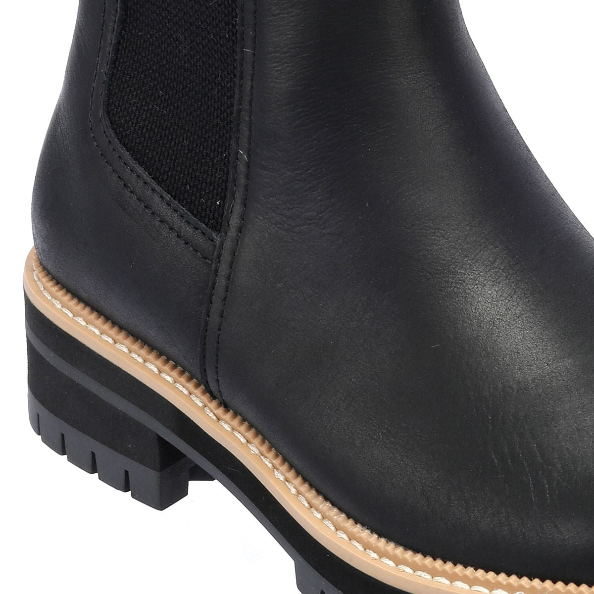 TOMS Bennet Leather Women's Black Boots