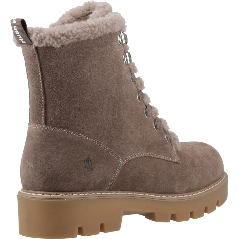 Hush Puppies Aurelia Suede Women's Taupe Winter Ankle Boots