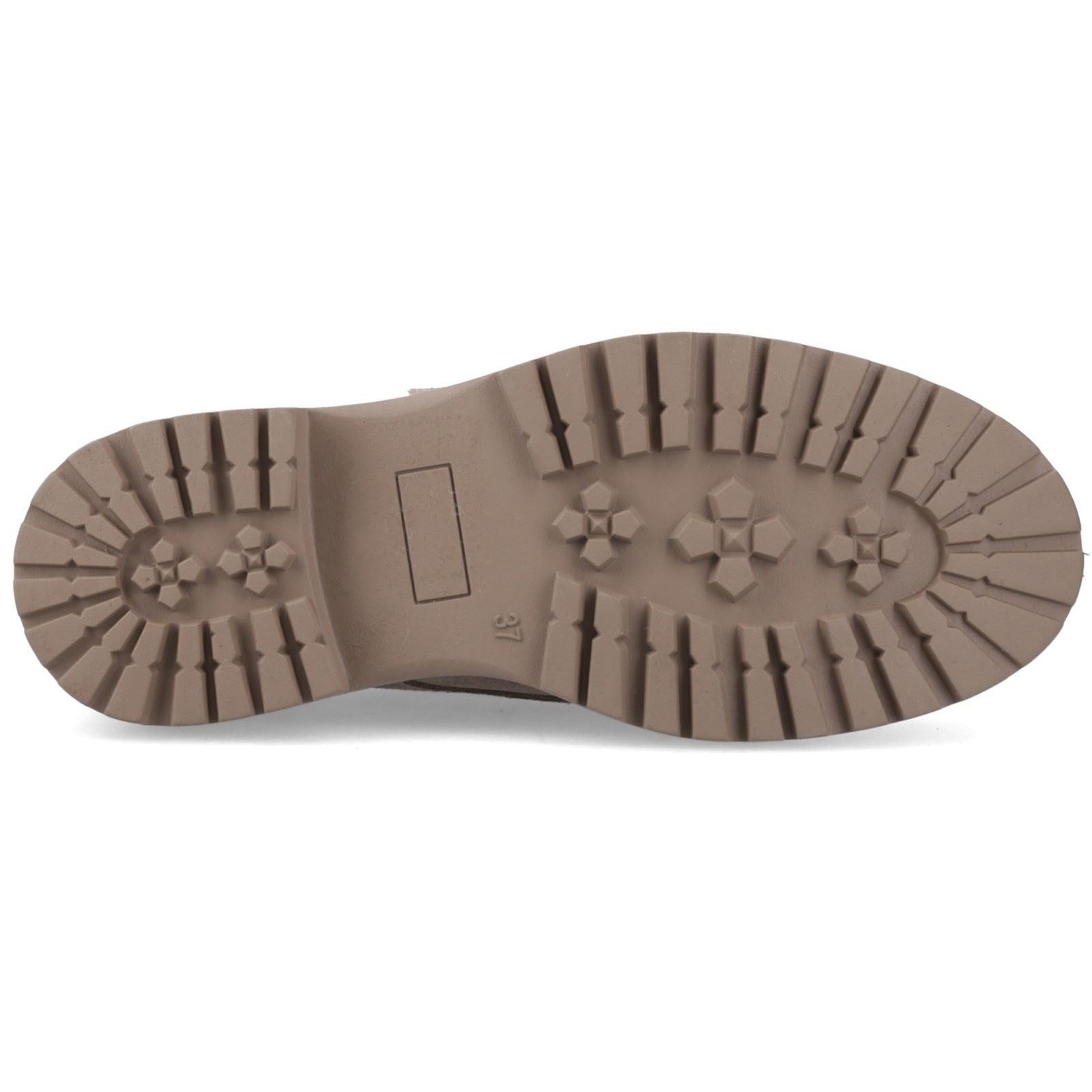 Hush Puppies Orla Monk Leather Women's Taupe Loafers