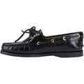 Sperry Authentic 2 Eye Leather Women's Black Boat Shoes