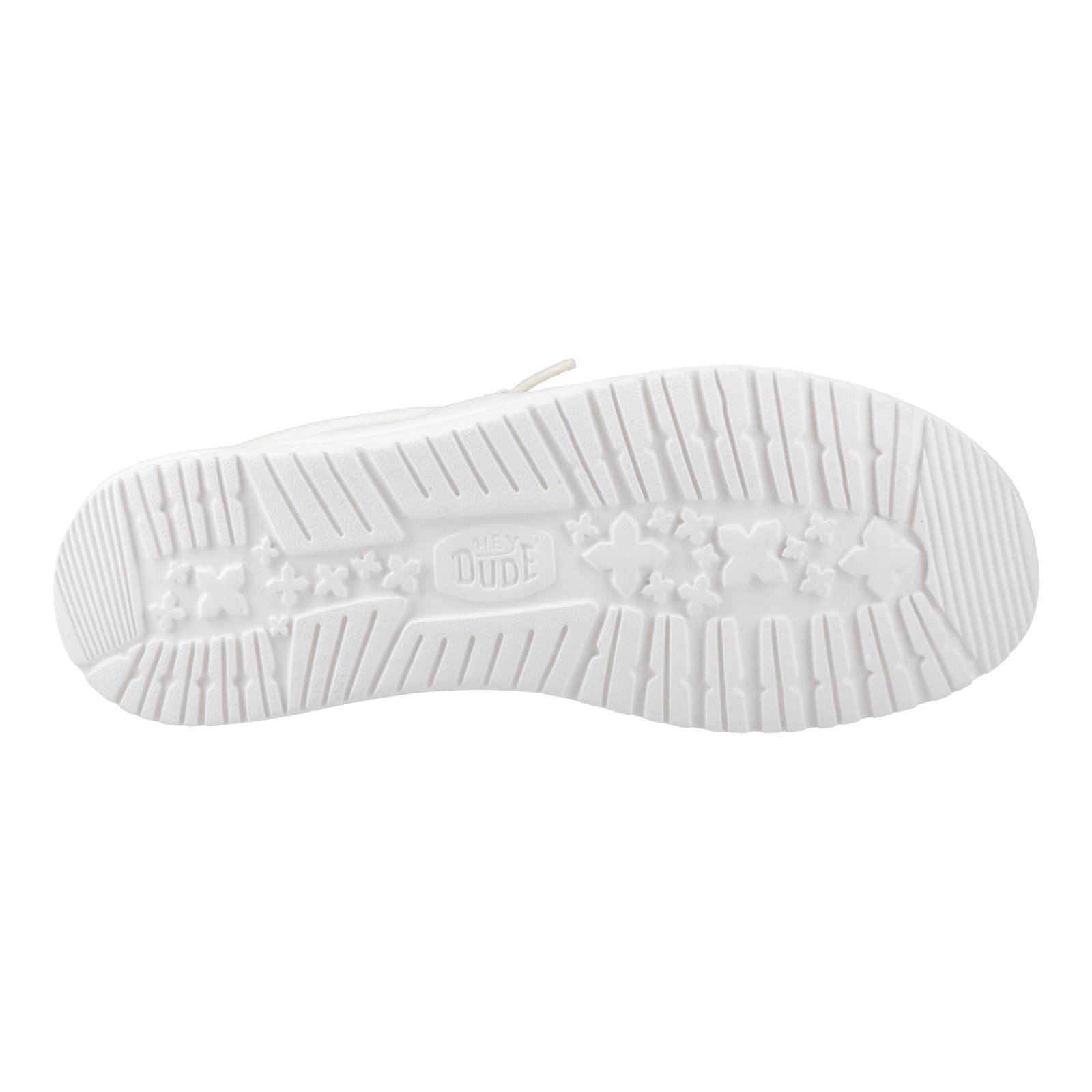 HEYDUDE Wally Resort Synthetic Blend Men's White/Multi Moccasins Shoes