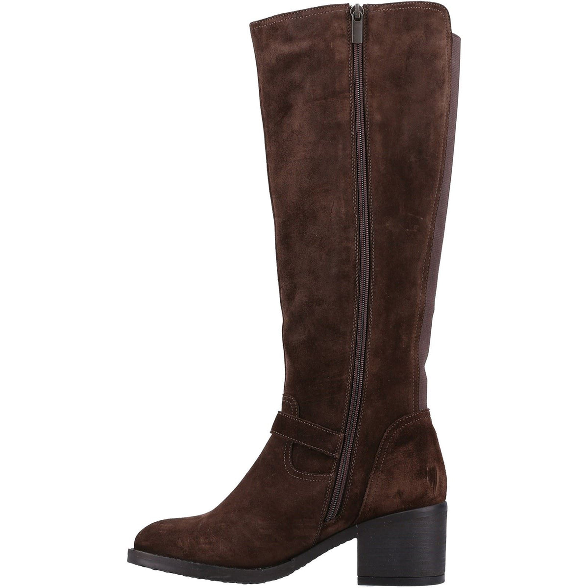 Hush Puppies Heidi Leather Women's Brown Suede Boots