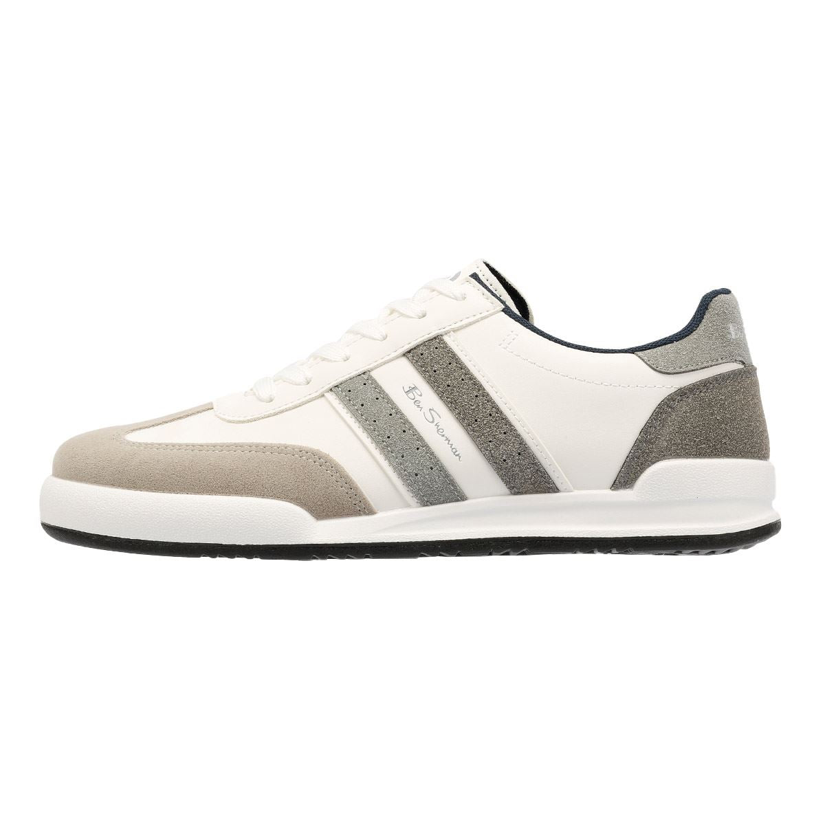 Ben Sherman Sokka Men's White/Grey Trainers