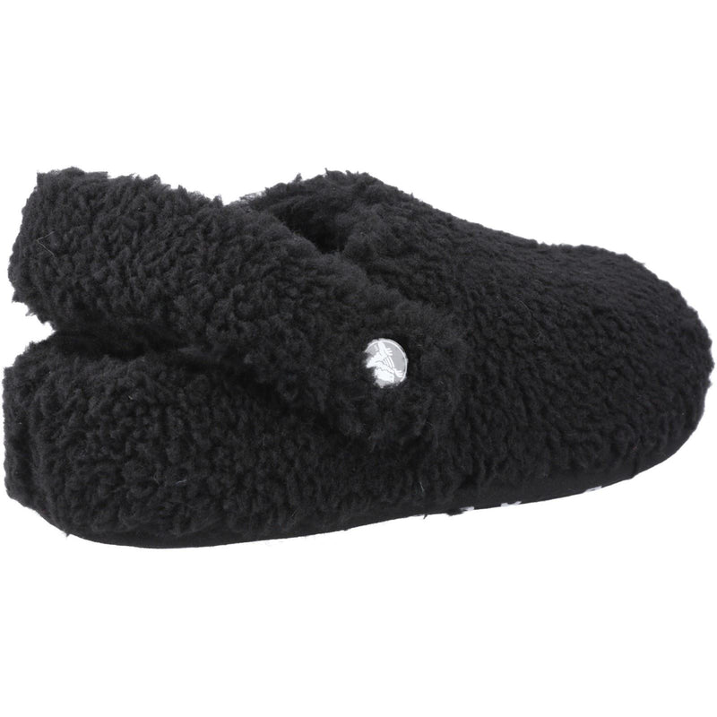 Crocs Classic Kids Cozzzy Synthetic Black Slippers