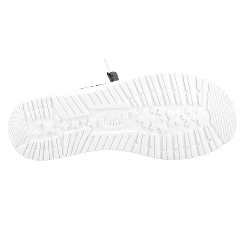 HEYDUDE Wendy Leopard Cotton Blend Women's Black/Grey Loafers