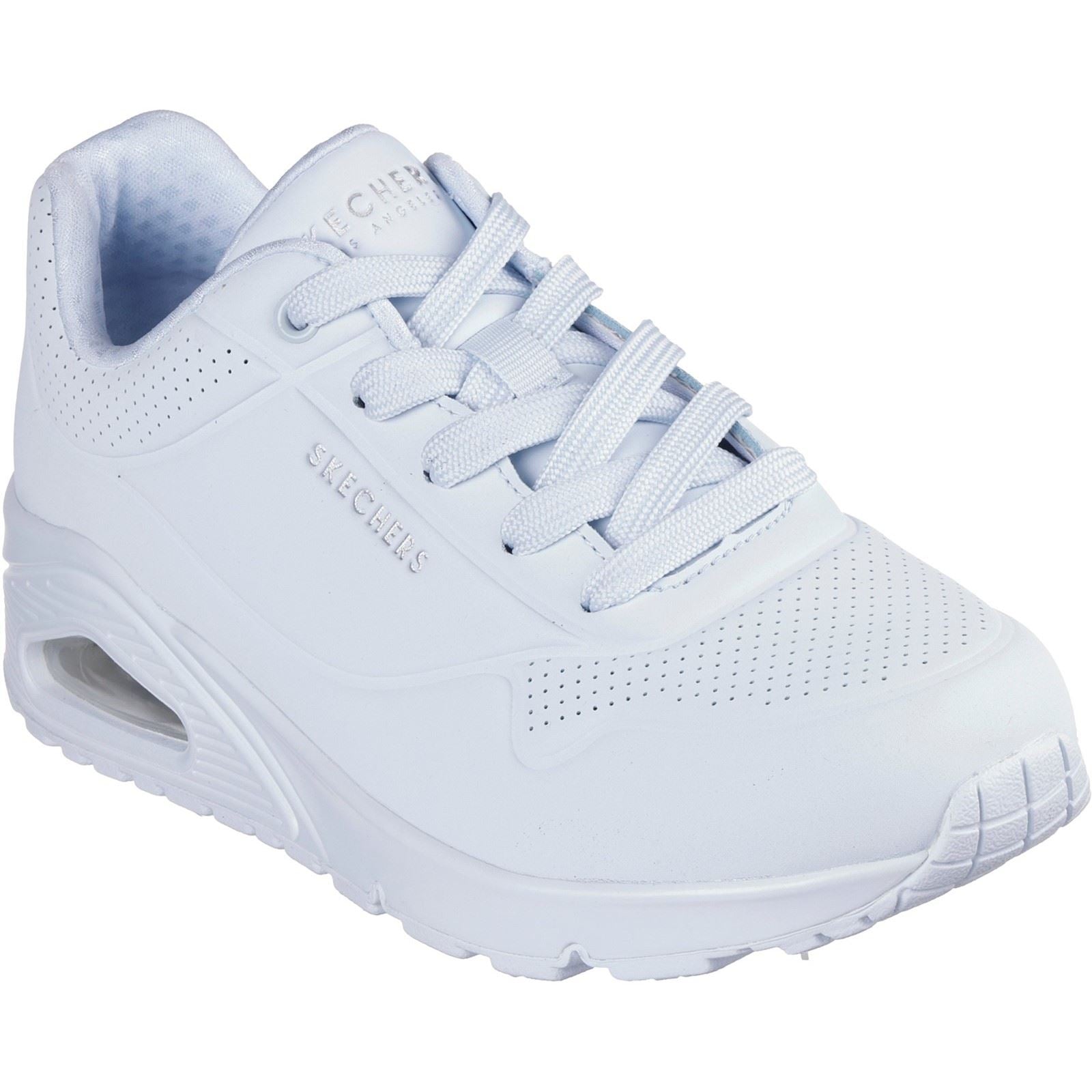 Skechers Uno Stand On Air Synthetic Women's Light Denim Trainers