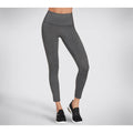 Skechers Performance GOWALK Wear High Waisted Nylon Women's Grey Sports Leggings