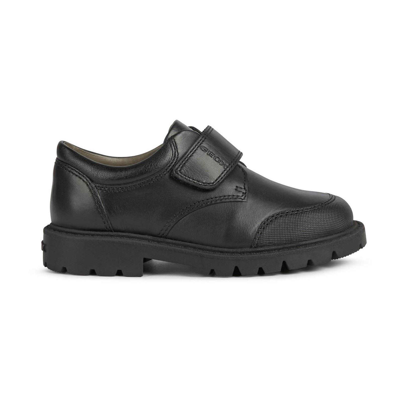 Geox Shaylax Leather Junior Black Shoes