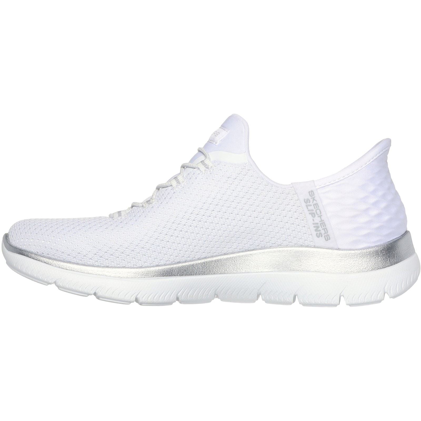 Skechers Summits Diamond Dream Textile Women's White/Silver Trainers