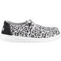 HEYDUDE Wendy Leopard Cotton Blend Women's Black/Grey Loafers