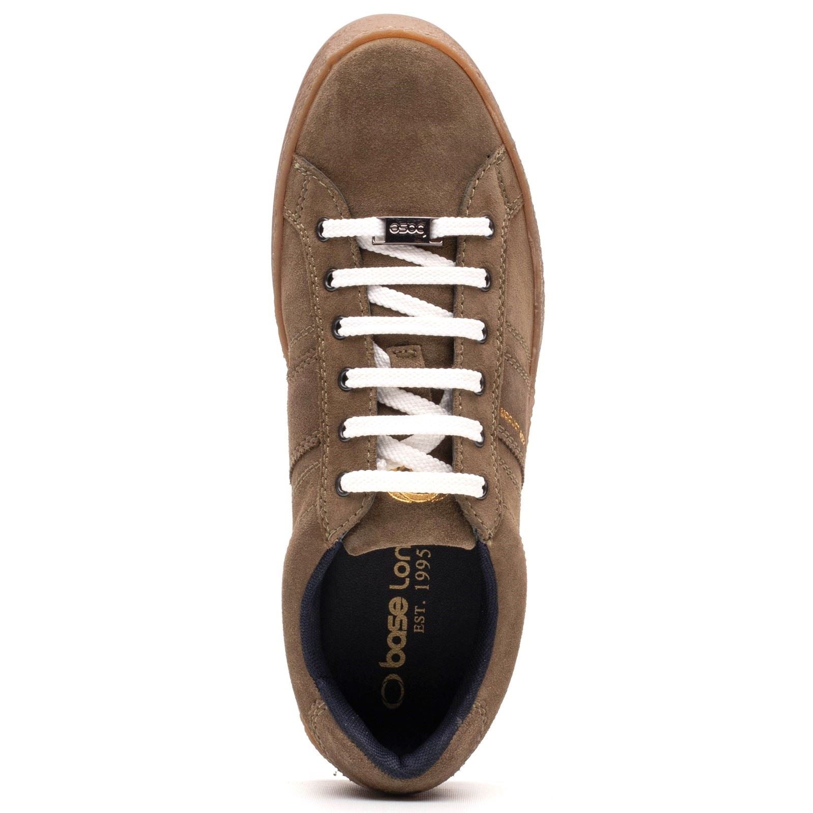 Base London Hopper Leather Men's Moss Trainers