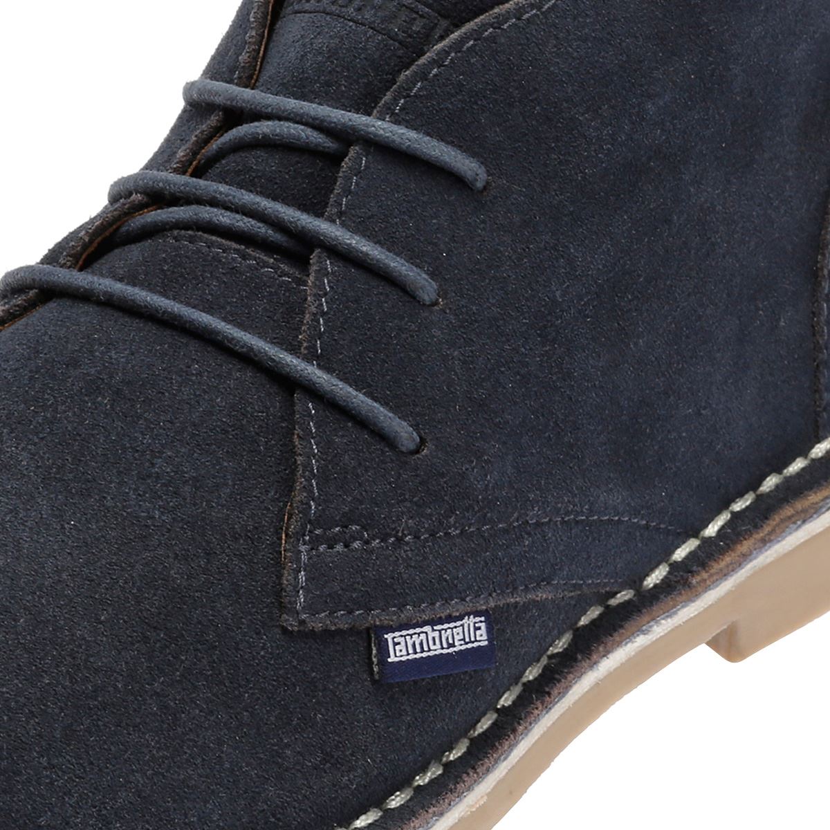 Lambretta Chiswick Suede Men's Navy Boots
