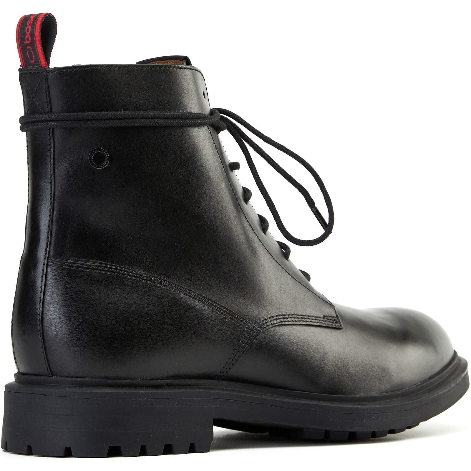 Base London Brunel Leather Men's Black Ankle Boots