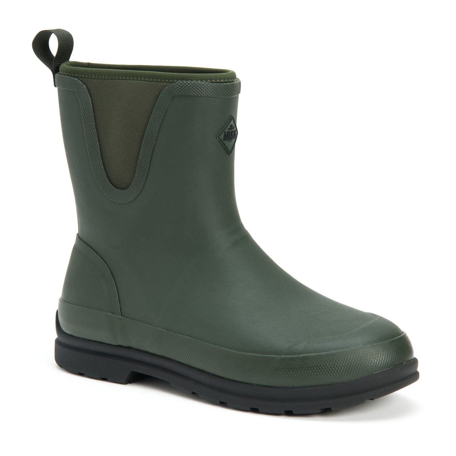 Muck Boots Originals Pull On Mid Rubber Moss Wellington Boots