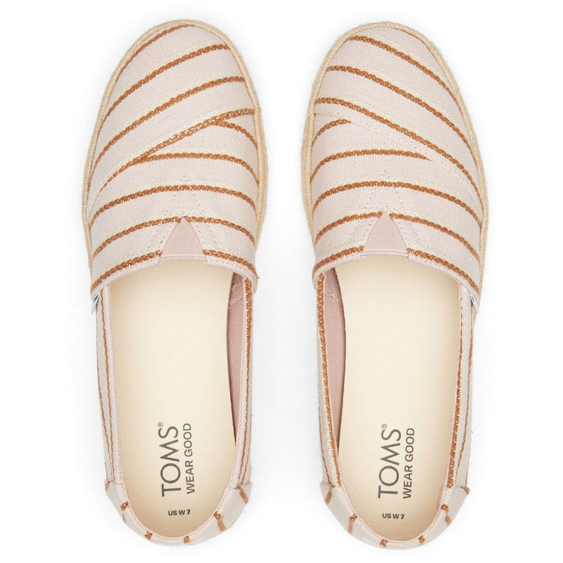 TOMS Alpargata Rope 2.0 100% Cotton Women's Ballet Pink Espadrilles