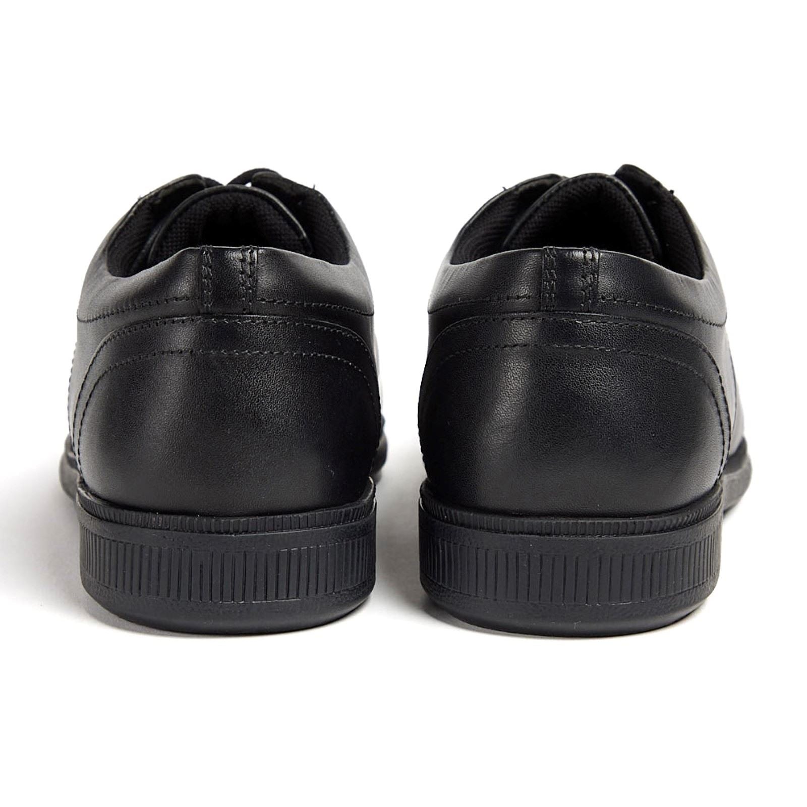Pod Hornet Leather Youth Boy's Black Shoes