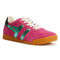 Gola Elan Glitz Suede Women's Fuchsia/Emerald/Black Trainers