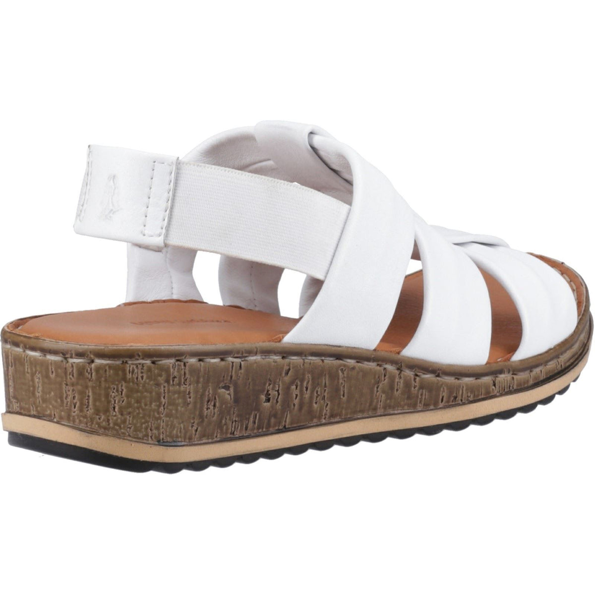 Hush Puppies Eden Gladiator Leather Women's White Sandals