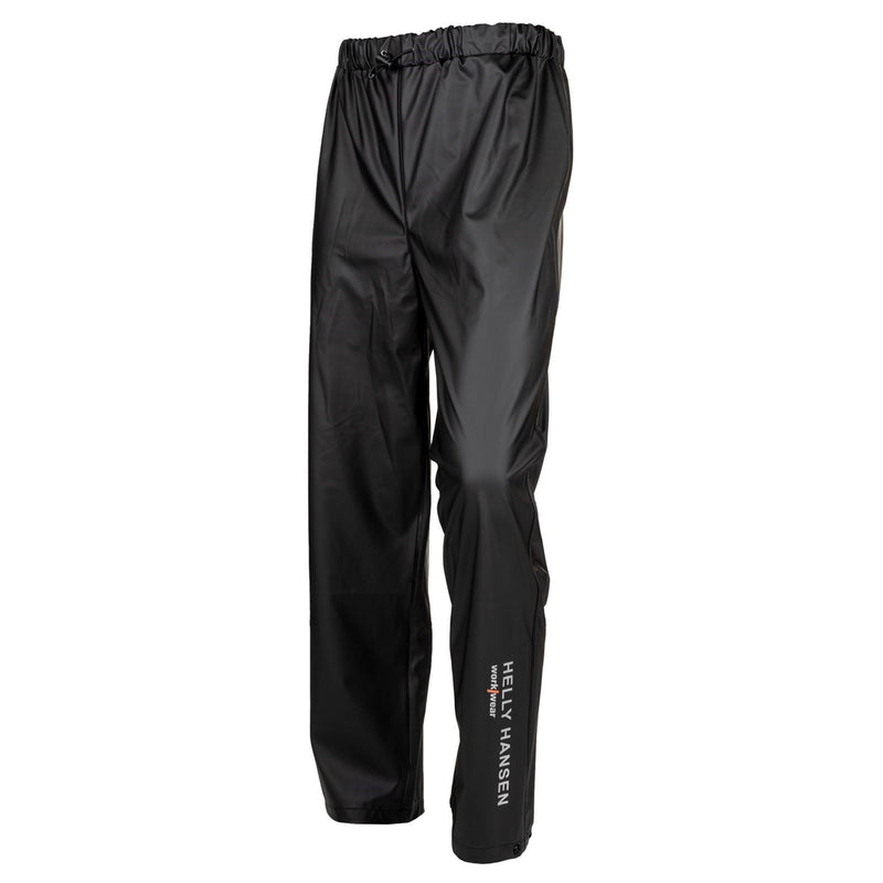 Helly Hansen Workwear Voss Polyester Black Rain Trousers
