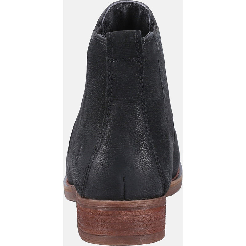 Hush Puppies Edith Leather Women's Black Boots