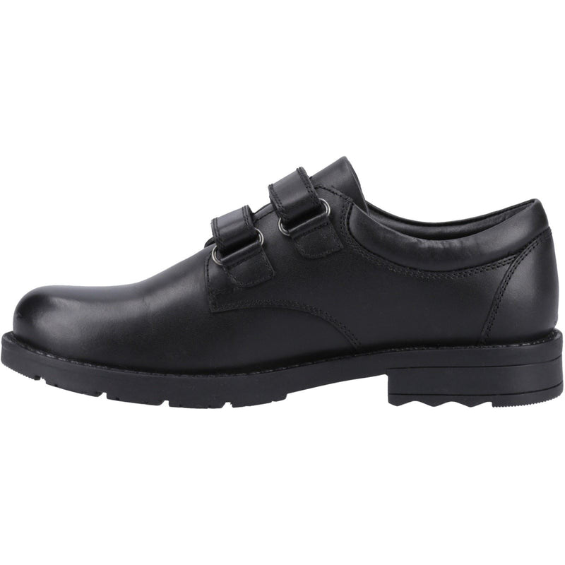 Hush Puppies Barry Leather Boys's Black Shoes