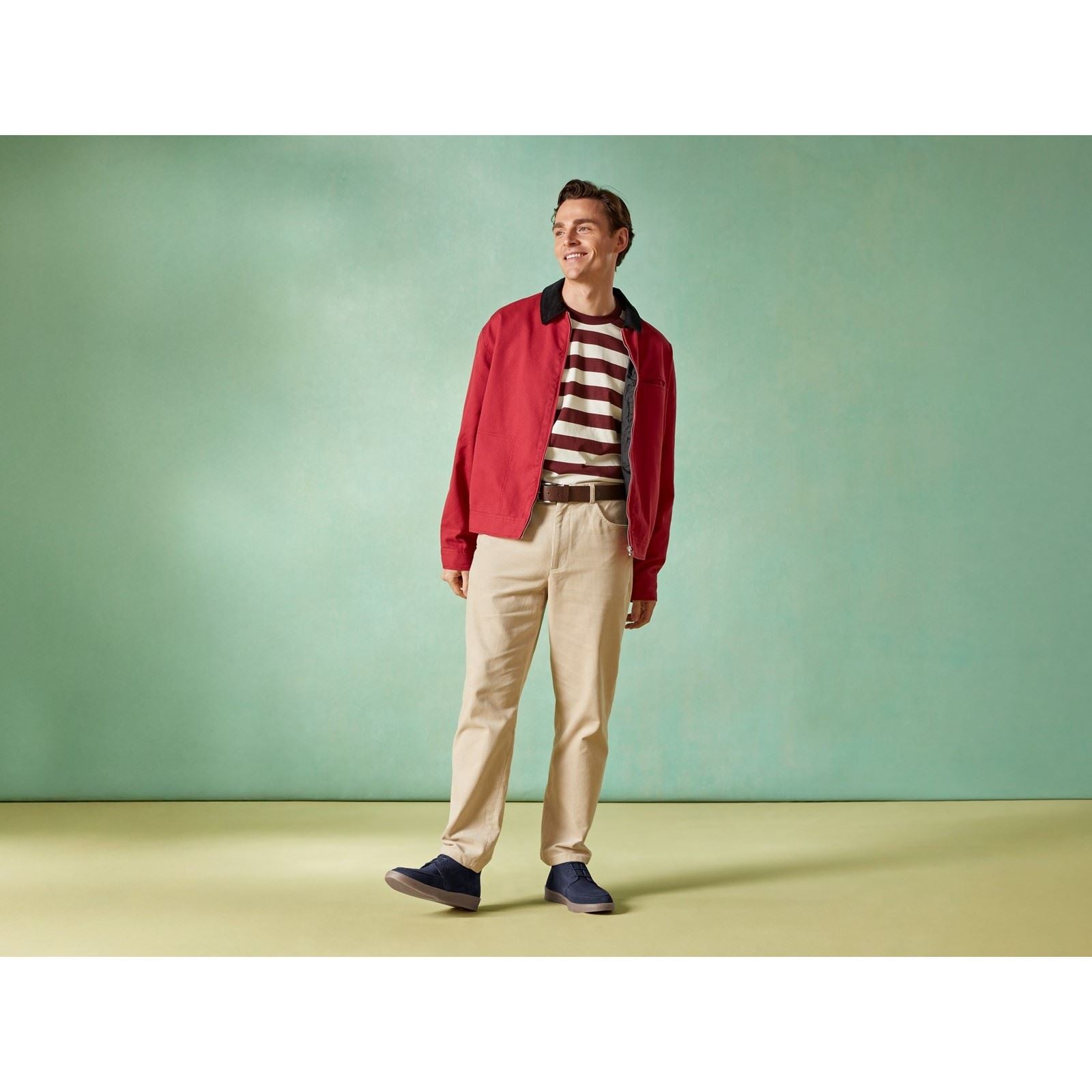 Hush Puppies Rafael Suede Men's Navy Lace-Up Shoes