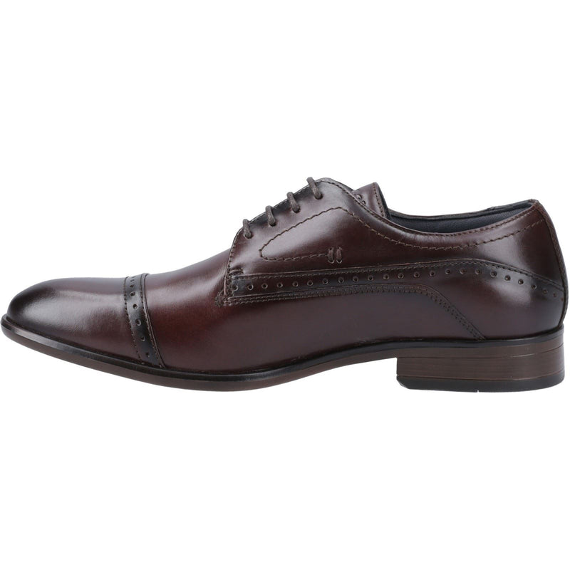 Pod Ralph Leather Men's Chestnut Oxford Shoes