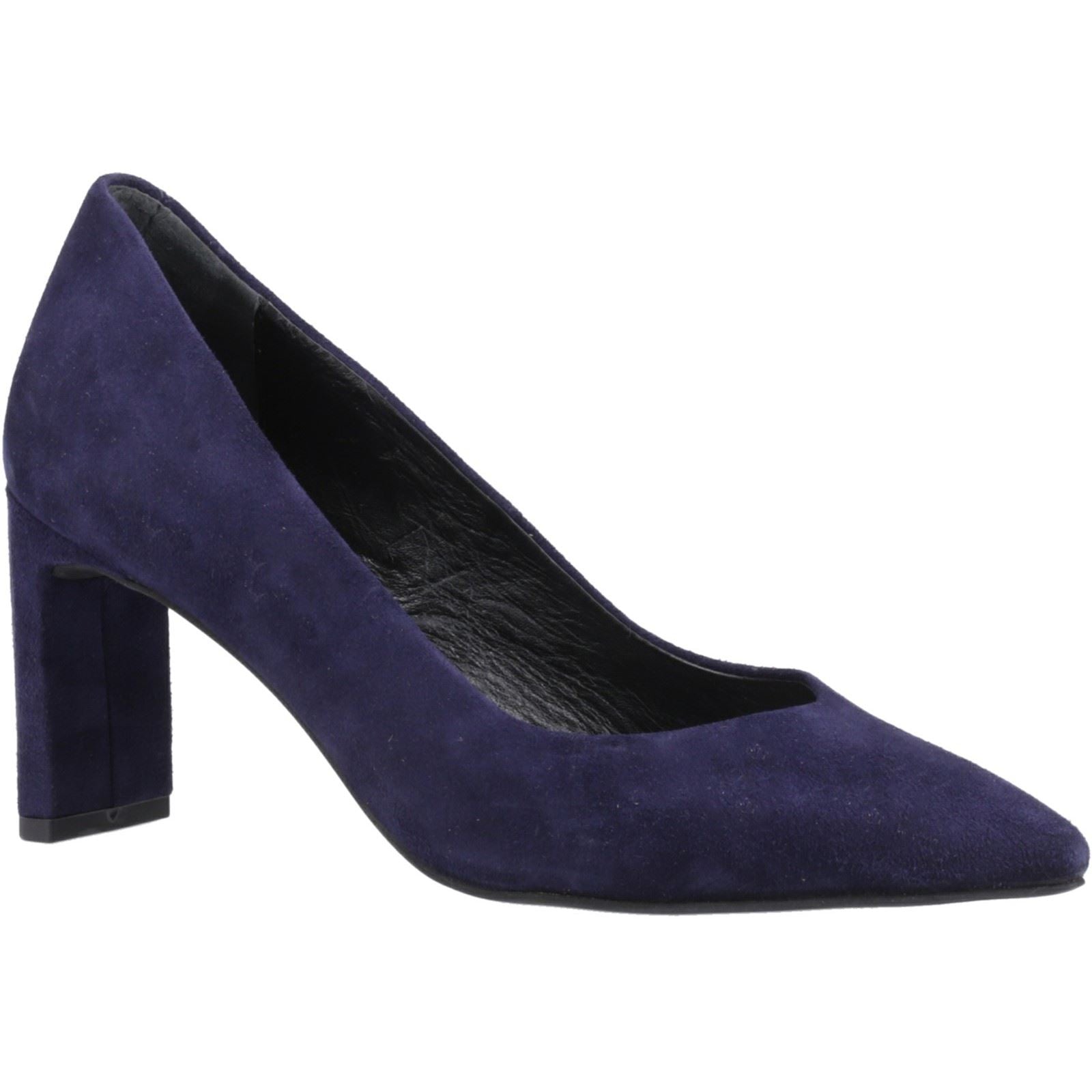 Hush Puppies Olivia Suede Women's Navy Heels