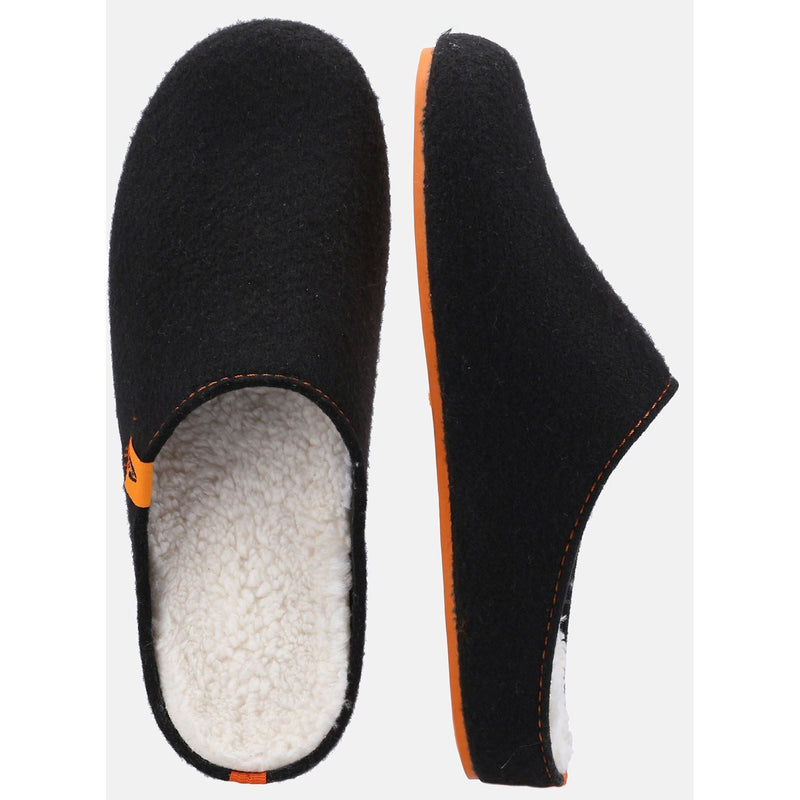Hush Puppies The Good 90% Recycled RPET Synthetic Men's Black Slippers