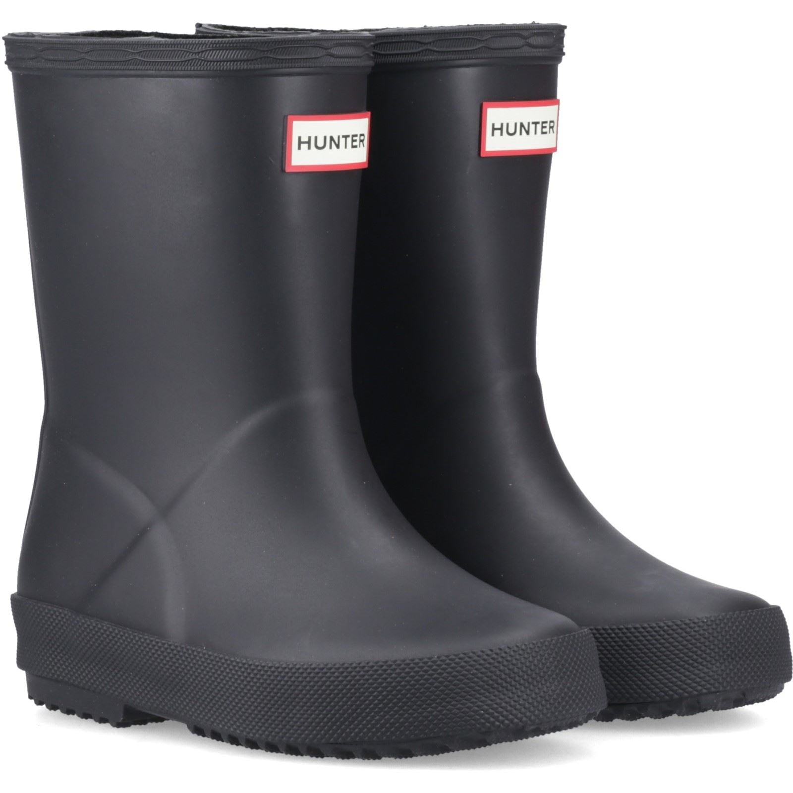 Hunter Kids First (Matte) Rubber Kid's Black Standard Wellington Boots