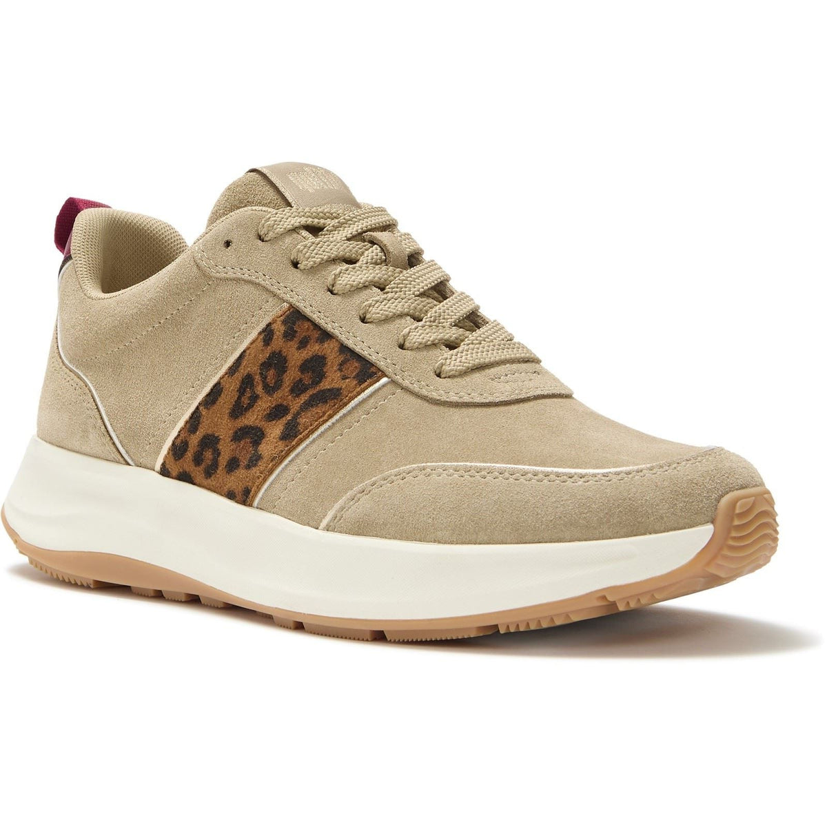 Fitflop F-Mode Flow Suede Women's Cappuccino Trainers