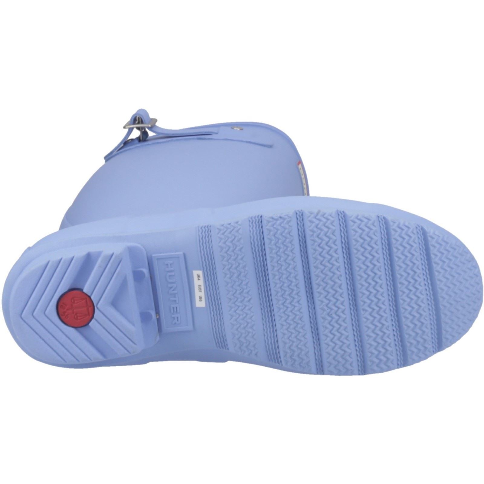 Hunter Original Tall Rubber Women's Sea Blue Wellington Boots