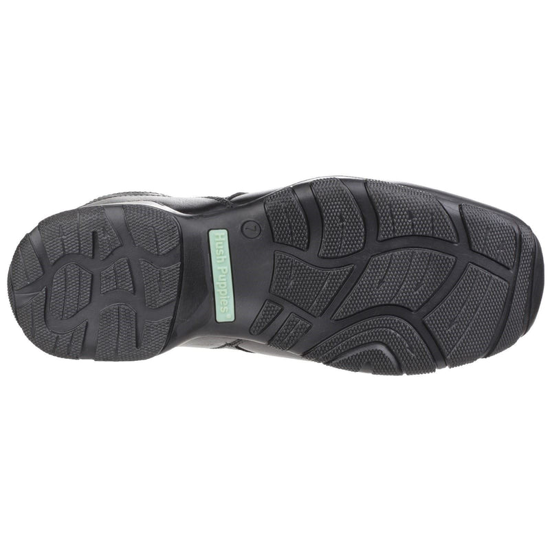 Hush Puppies Bespoke Youth Boy's Black Leather Loafers