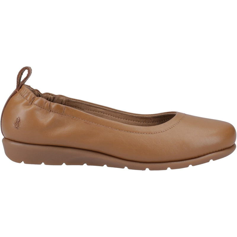 Hush Puppies Skylar Leather Women's Tan Flats
