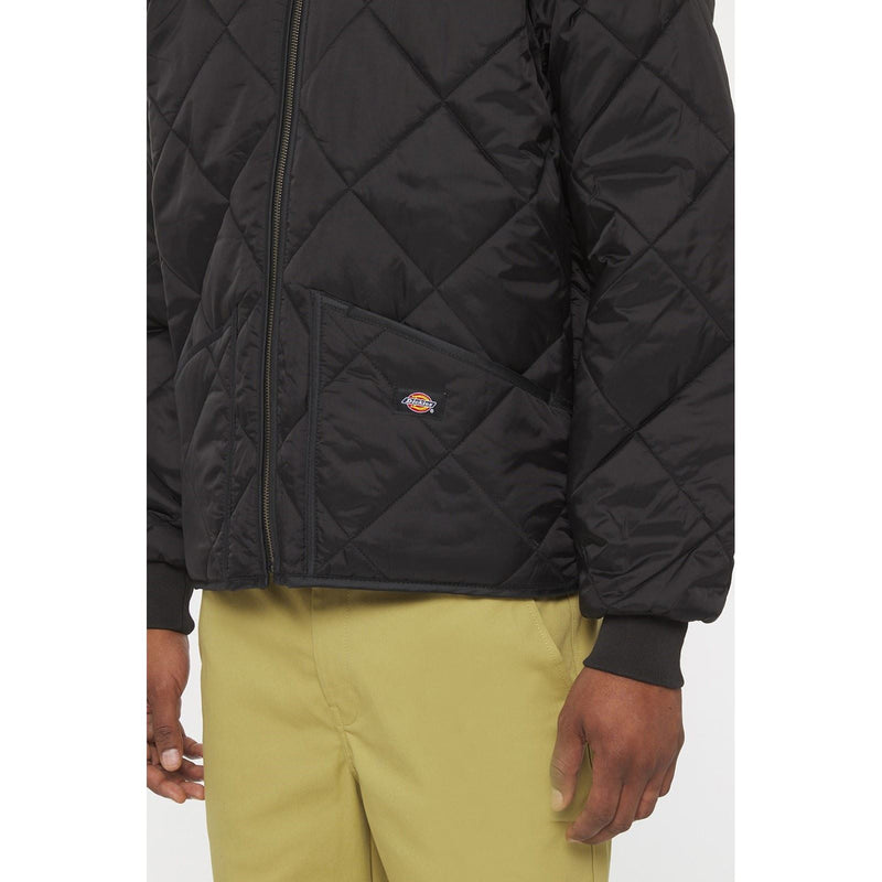 Dickies Diamond Men's Black Quilted Jacket