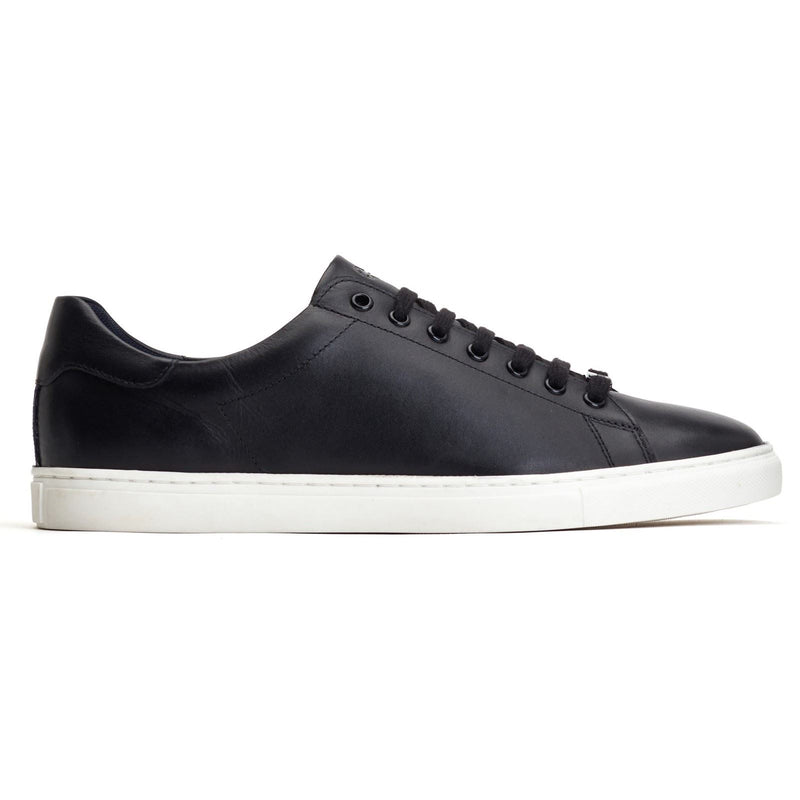 Base London Tucker Leather Men's Black Trainers