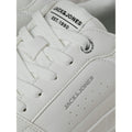 Jack & Jones Ealing Synthetic Men's White Silver Trainers