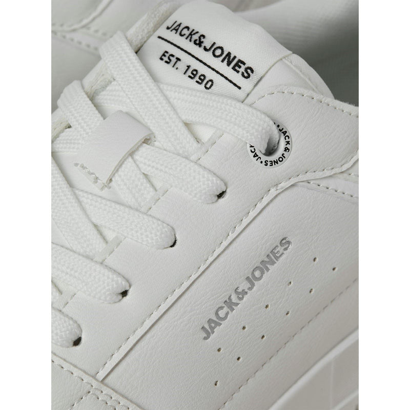 Jack & Jones Ealing Synthetic Men's White Silver Trainers