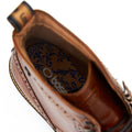 Base London Bristol Leather Men's Burnt Tan Brogues Shoes